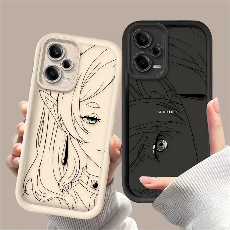 Cover per Telefono con Cartoni Animati Anime Frieren per Xiaomi Redmi Note 13 14 14S 12 11 Pro Plus 5G 12S 11S 10S 10 9 Redmi 14C 13C 12C 12 4G Etui