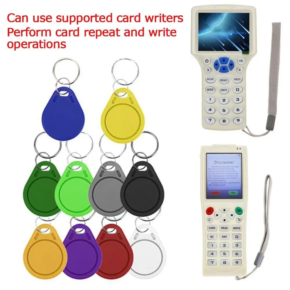 Chiave di controllo accessi con token RFID modificabile da 10 pezzi