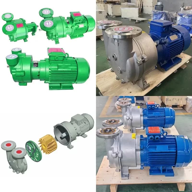 2BV High Vacuum Water Ring Pump CNC Precision Engraving Industrial Equipment for Water Circulation System