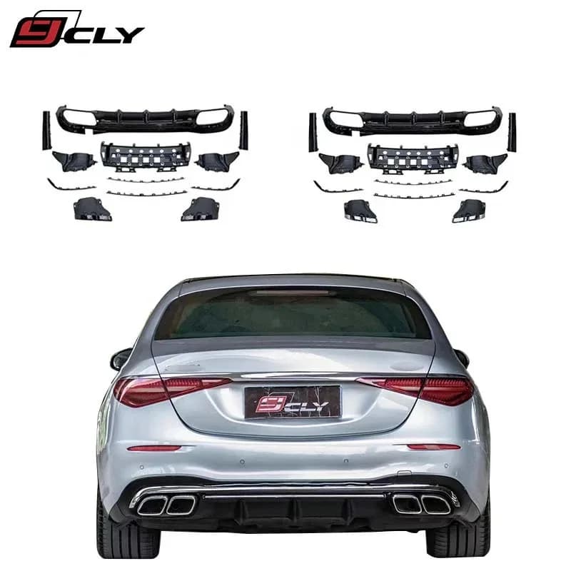 Car Diffuser For S-Class W223 Upgr - S63/S65 Rear Diffuser & Exhaust Pipe - Limited Time Deal!