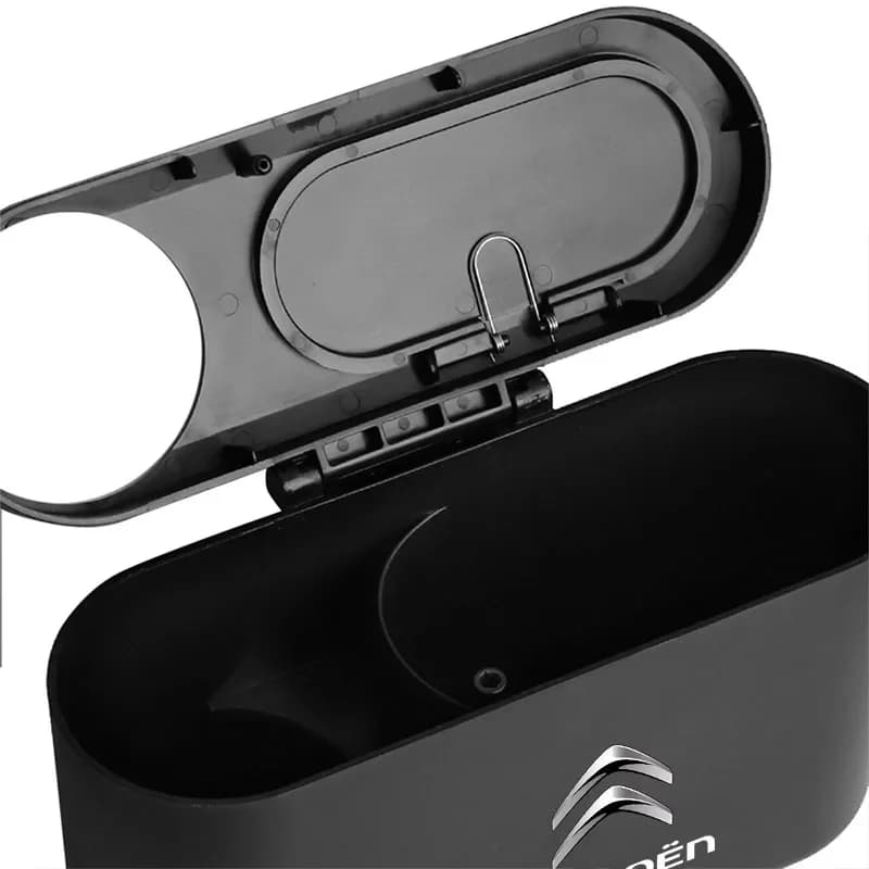 Cestino per Rifiuti da Auto Portatile 2026, Mini Pattumiera con Coperchio per Citroen C1 C2 C3 C4 C5 C6 C8 C4L DS3