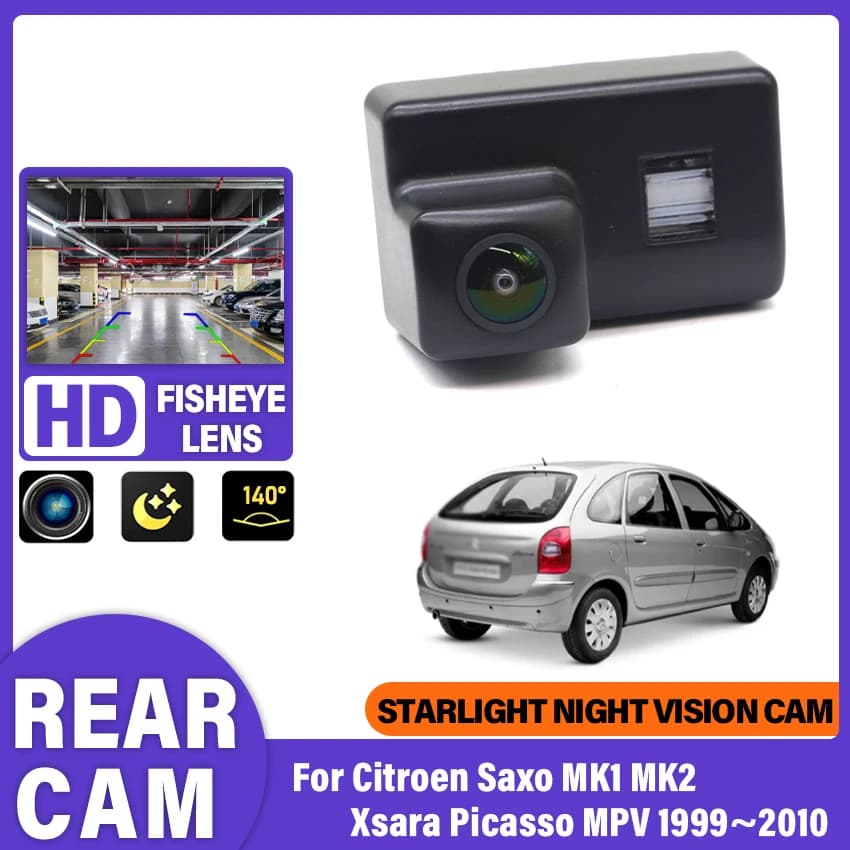 Night Vision Car Rear View Reverse Backup Camera For Citroen Saxo MK1 MK2 Xsara Picasso MPV 1999~2010 high quality full hd CCD