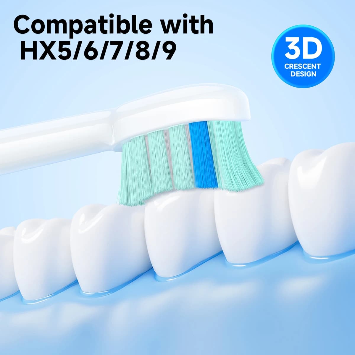 4/8/pz Replacement heads for toothbrush compatible with Philips Replacement head for electric toothbrush HX6250 HX6252 HX9334 HX6530