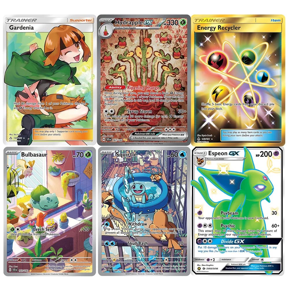 PKM Carte singole olografiche Scarlet & Violet Sun & Moon Foil Gioco Carte da collezione Carte PROXY PTCG Giocattoli per bambini