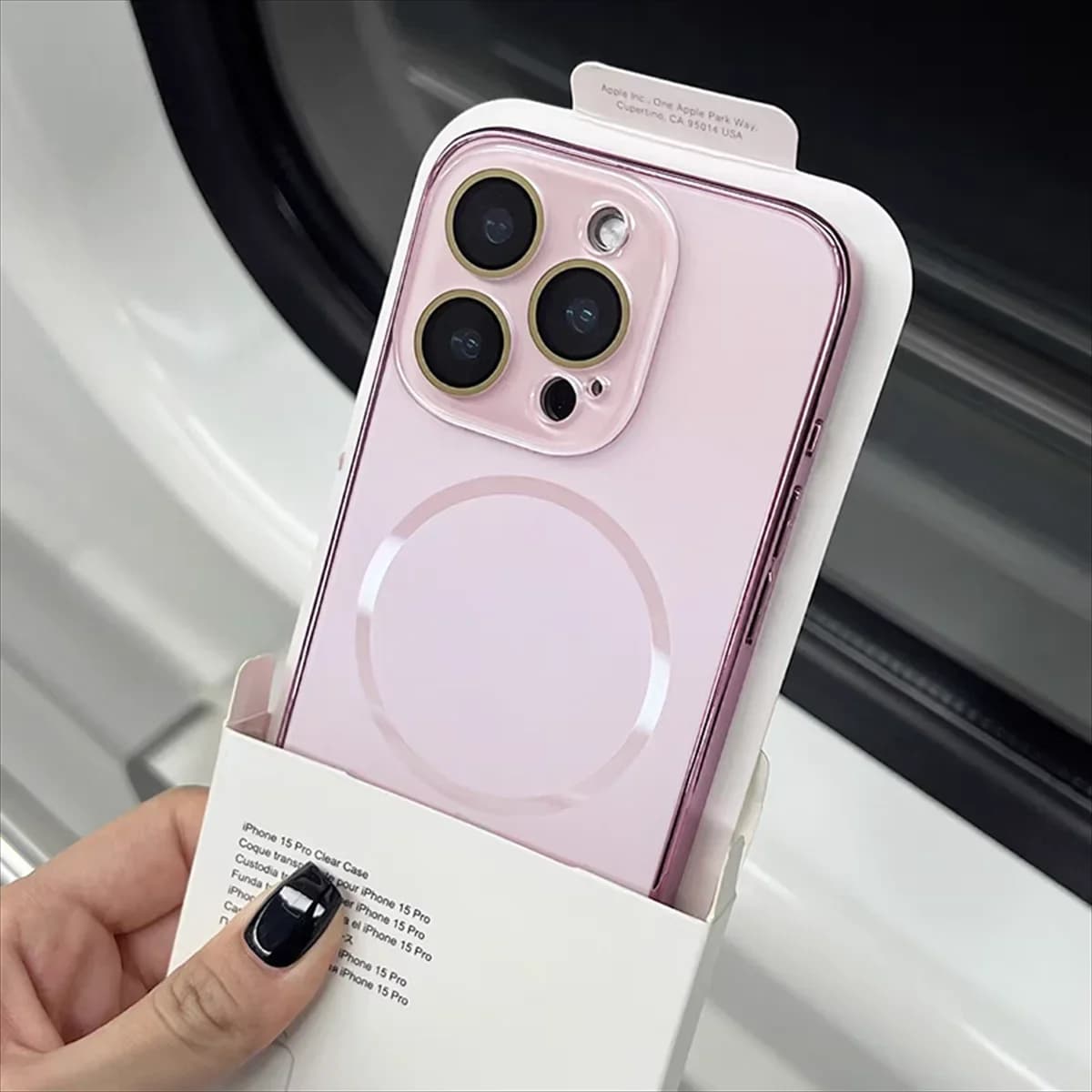 Di lusso AG Nanometro Smerigliato Per Magsafe Lente di Vetro Protegge Caso Per iPhone 16 15 14 13 12 Pro Max Copertura di Carica Wireless Magnetica