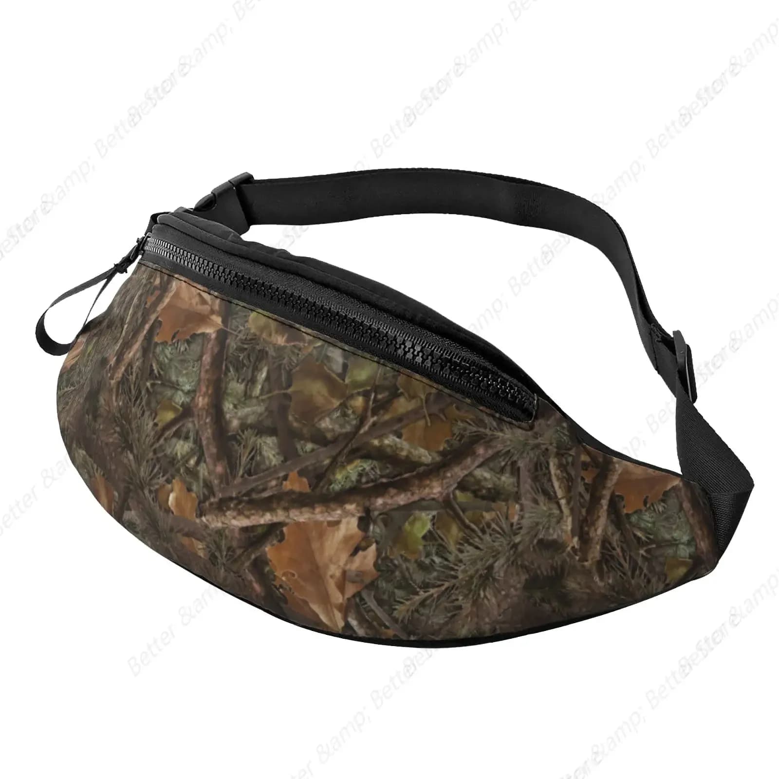 Mimetic Hunting Waist Adjustable Waist for Men Women Travel Hiking Cycling Running