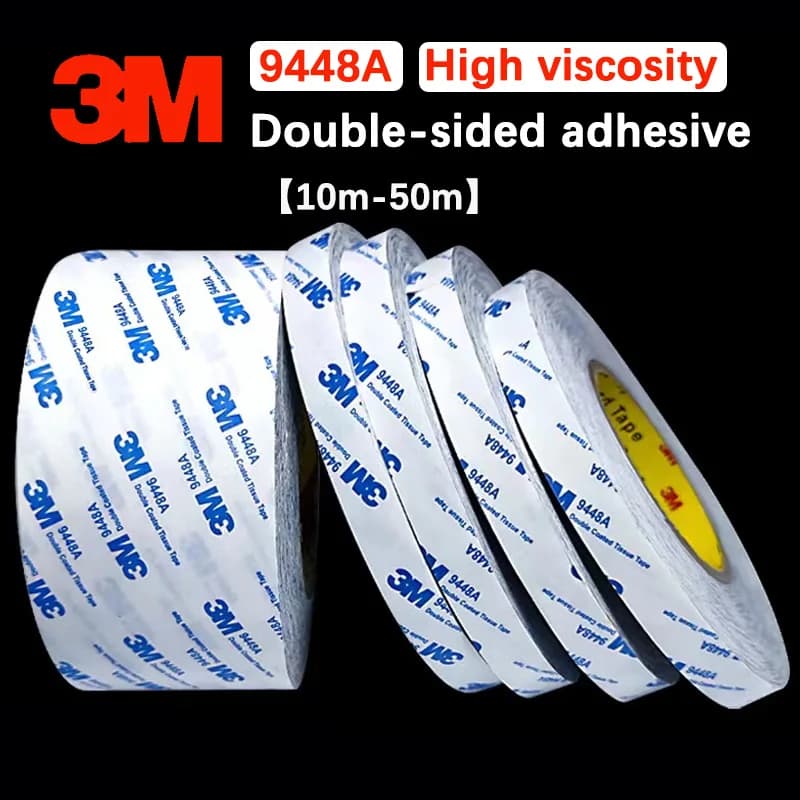 Wall sticker 3M 9448A, high viscosity ultra-thin white 3M adhesive, fixed, strong, non-track, high temperature.
