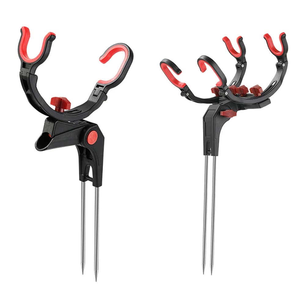 Universal Fishing Rod Racks 360 Degree Adjustable Fishing Pole Holder Universal Foldable Fishing Rods Fix Pole Rack Stand