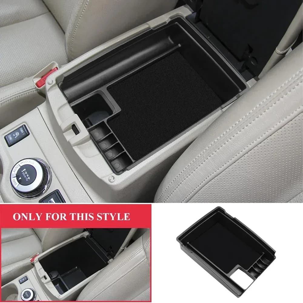 For Nissan X-trail Xtrail T32 Rogue 2014 - 2023 ABS Car Armrest Storage Box Central Console Organizer Tray Auto Accessories
