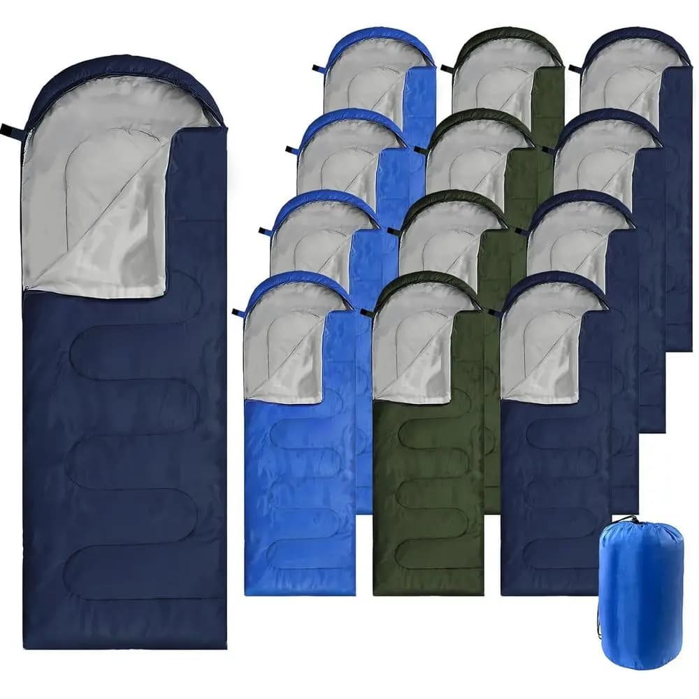 Set of 12 Pele Bags for Camping All Seasons - Waterproof, Lightweight, with Outdoor Equipment Compression Bag and Backpacking