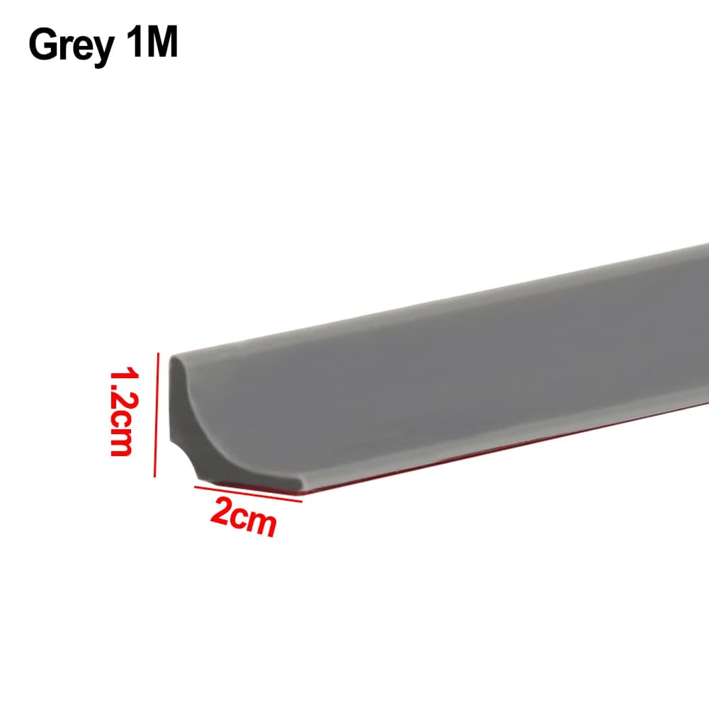 4M Silicone Bagno Tappo Acqua Autoadesiva Striscia di Ritenzione Dell'acqua Pieghevole Porta del Bagno Lavatrice Doccia Diga Barriera