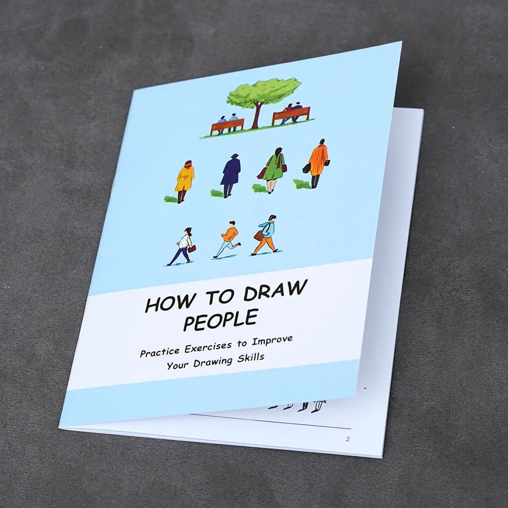How to Draw People Figure Sketching Practice Book Beginner to Intermediate, Drawing Exercises Practice Book With Worksheets