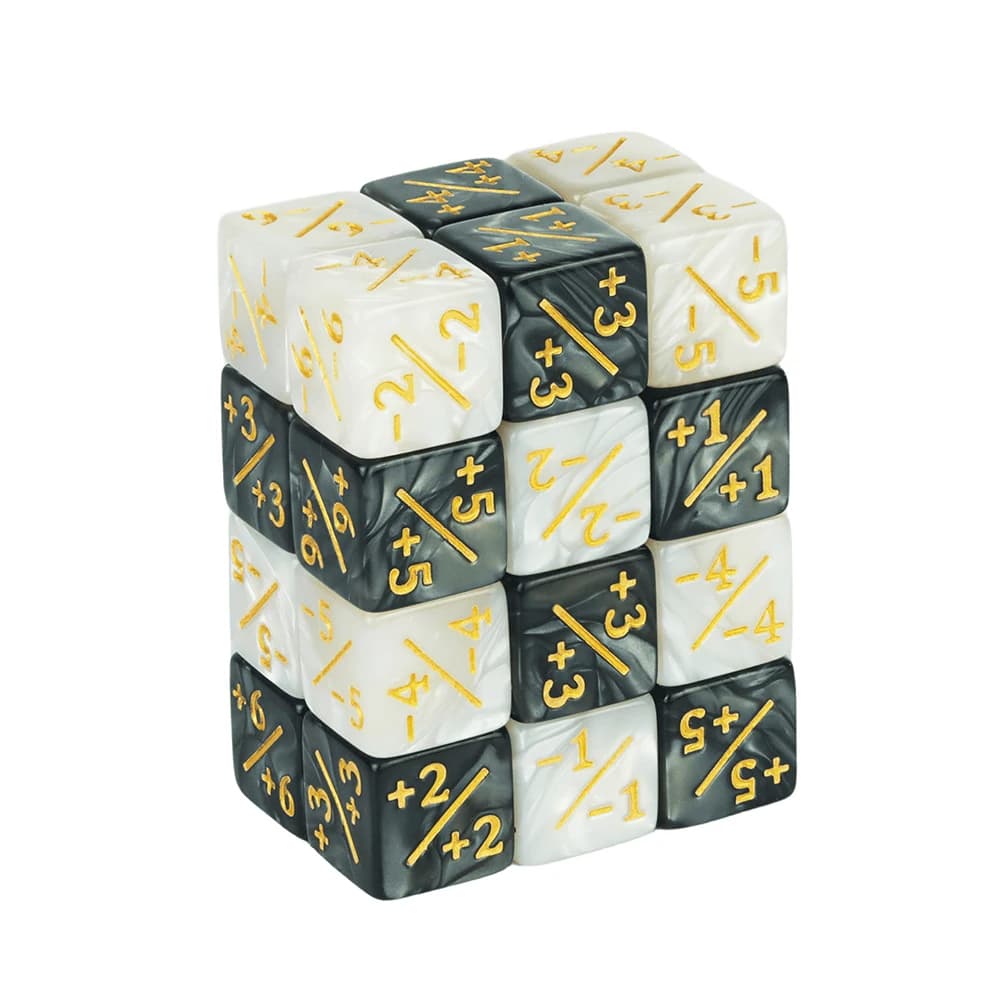 Contatori di dadi da 10 pezzi Dadi token, dadi D6 compatibili con giochi di carte Accessori per l'aula matematica