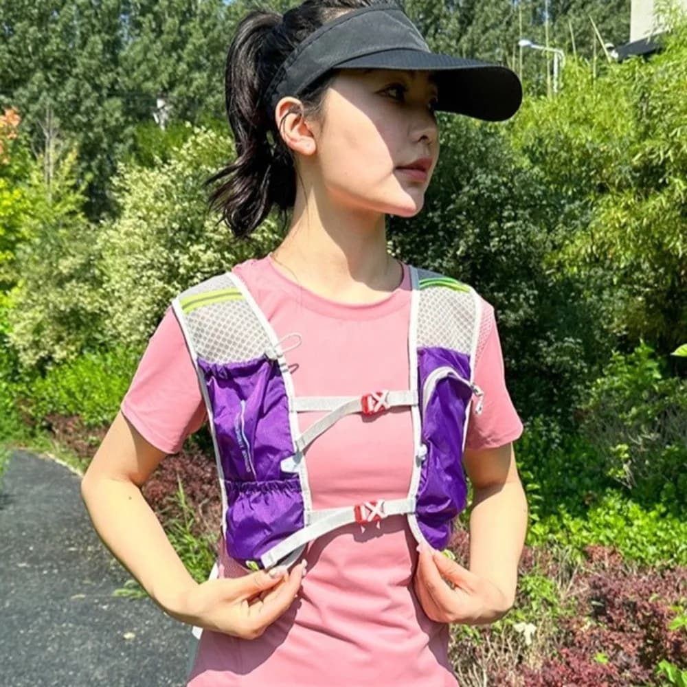 Breathable Hydration Pack Ultra-light Waterproof Running Hydration Vest Multiple Pockets Convenient Hydration Jogging Vest