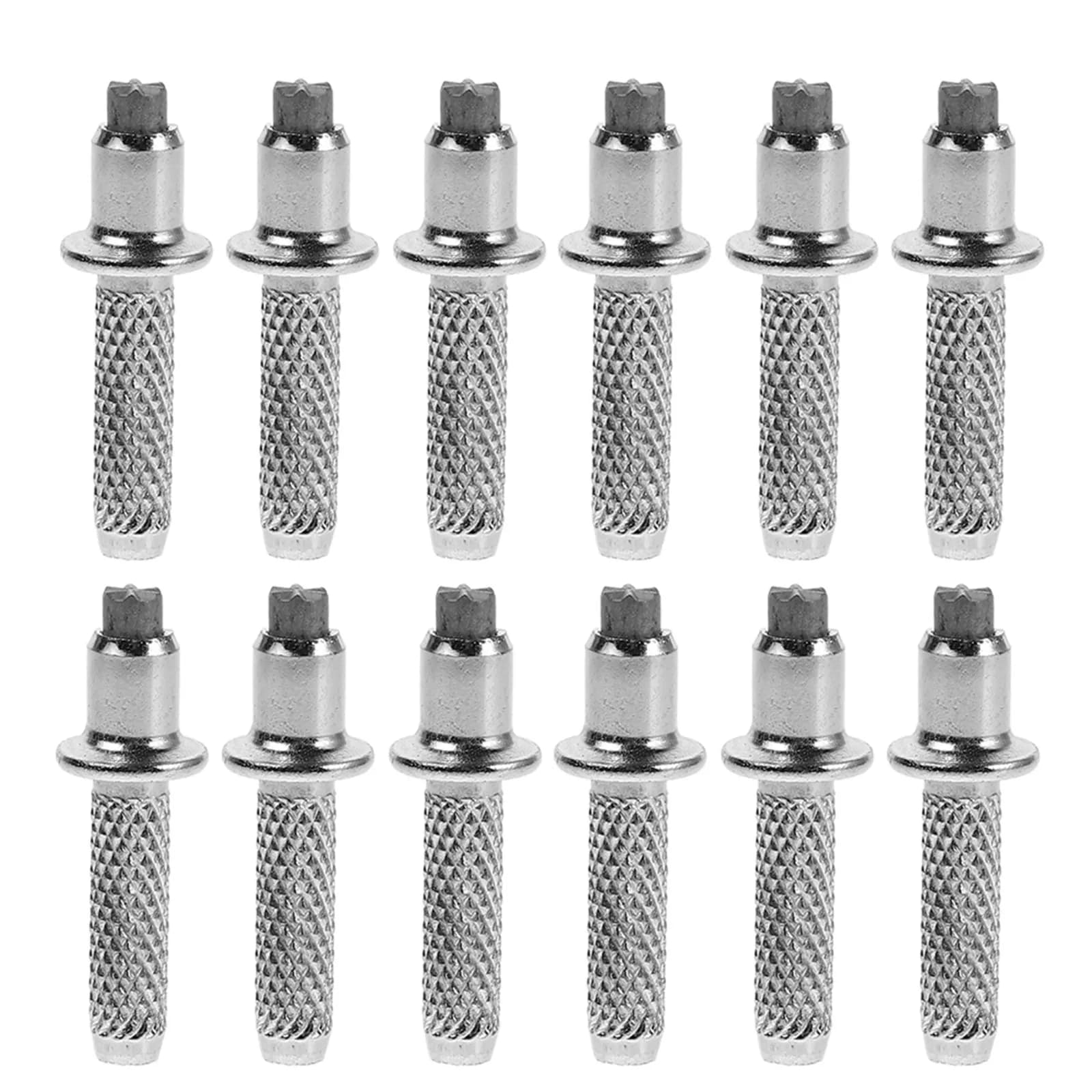 18Pcs Trekking Pole Tips Tungsten Steel Hiking Pole Replacement Tips for Snow Dirt Gravel Ice Universal Fit Walking Poles Metal
