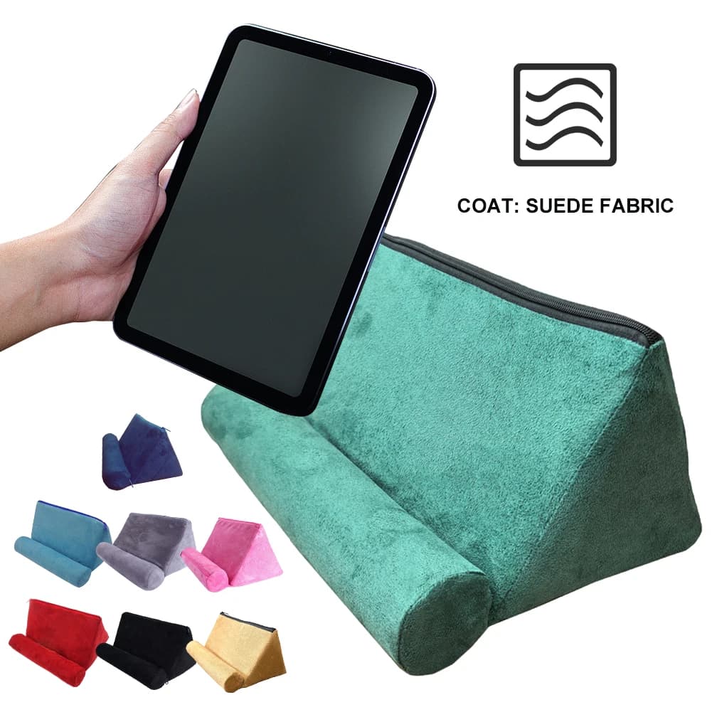 Supporto per Tablet Portatile con Cuscino, Stand e Supporto per Tablet, Scrivania da Collo e Supporto per Tablet per Leggere Libri