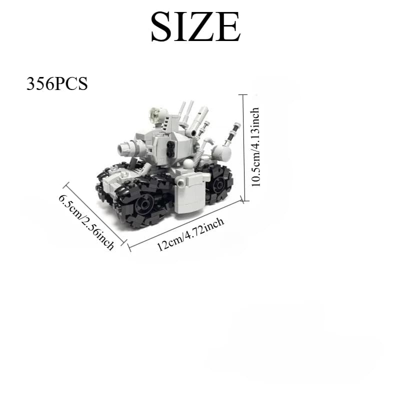 Kit di costruzione di veicoli Tech Missile da 356 pezzi - Modello Mech compatibile con MOC per adolescenti e adulti, regalo STEM fai da te con guida