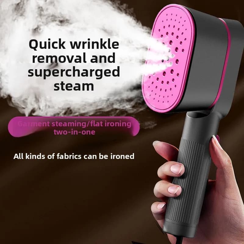 3 In 1 Handheld Garment Steamer Portable Steam Iron Wet Dry Vertical Ironing Machine Fast Heat Wrinkle Remover Home Travel Mini