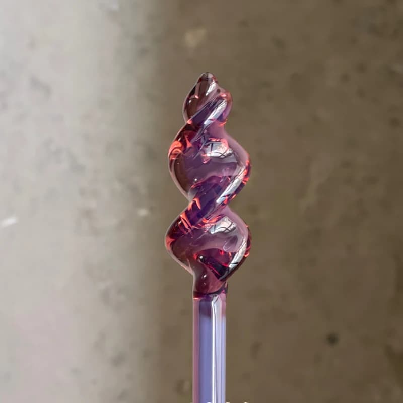 Barra proteica viola, vetro bruciato, barra di vetro per lampade in materiale duro, borosilicato colorato