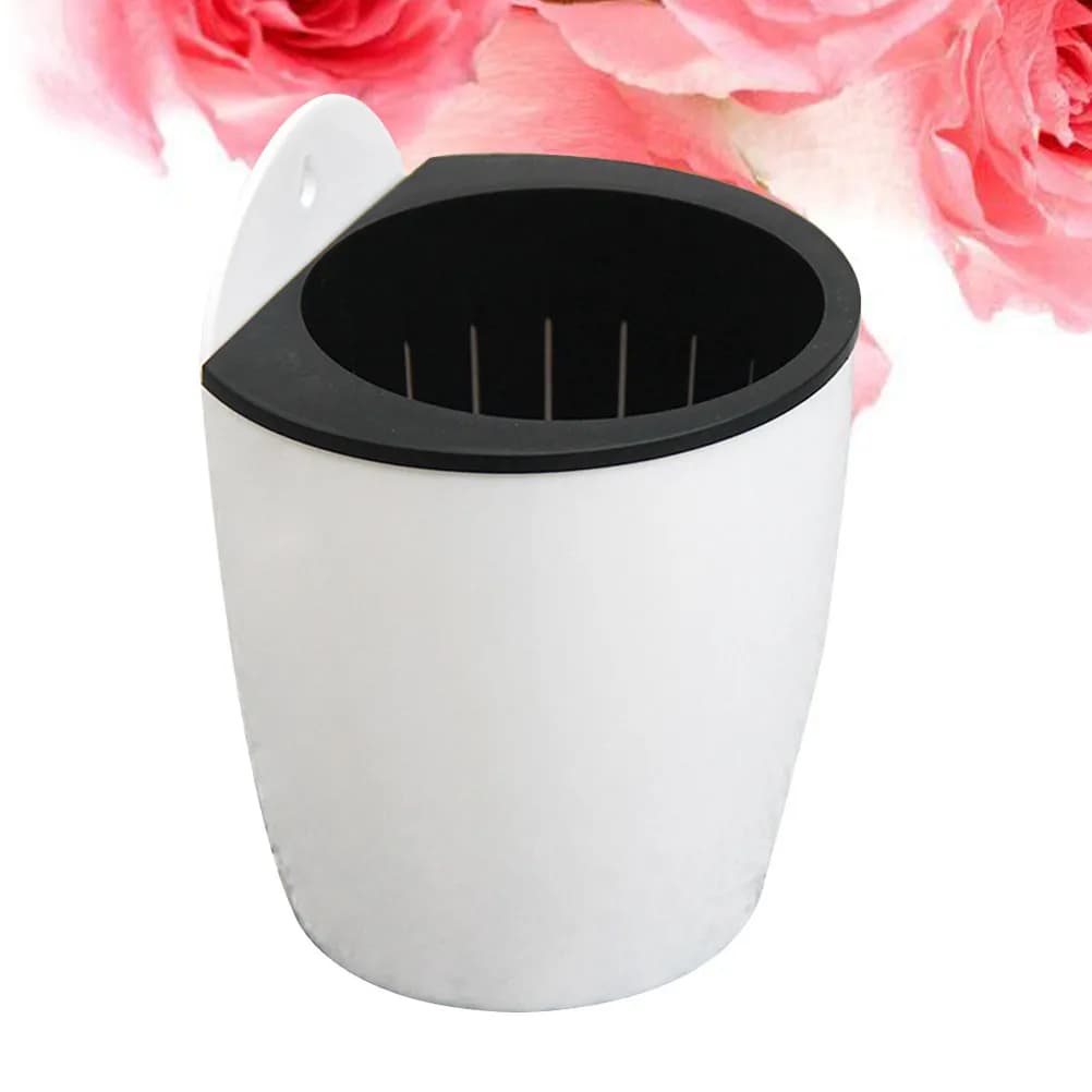Contenitore Idroponico Rotondo in Plastica da 110 mm, Vaso Leggero in Resina Dura per Semina, Stecche e Vivaio, Elegante per Balcone e Patio