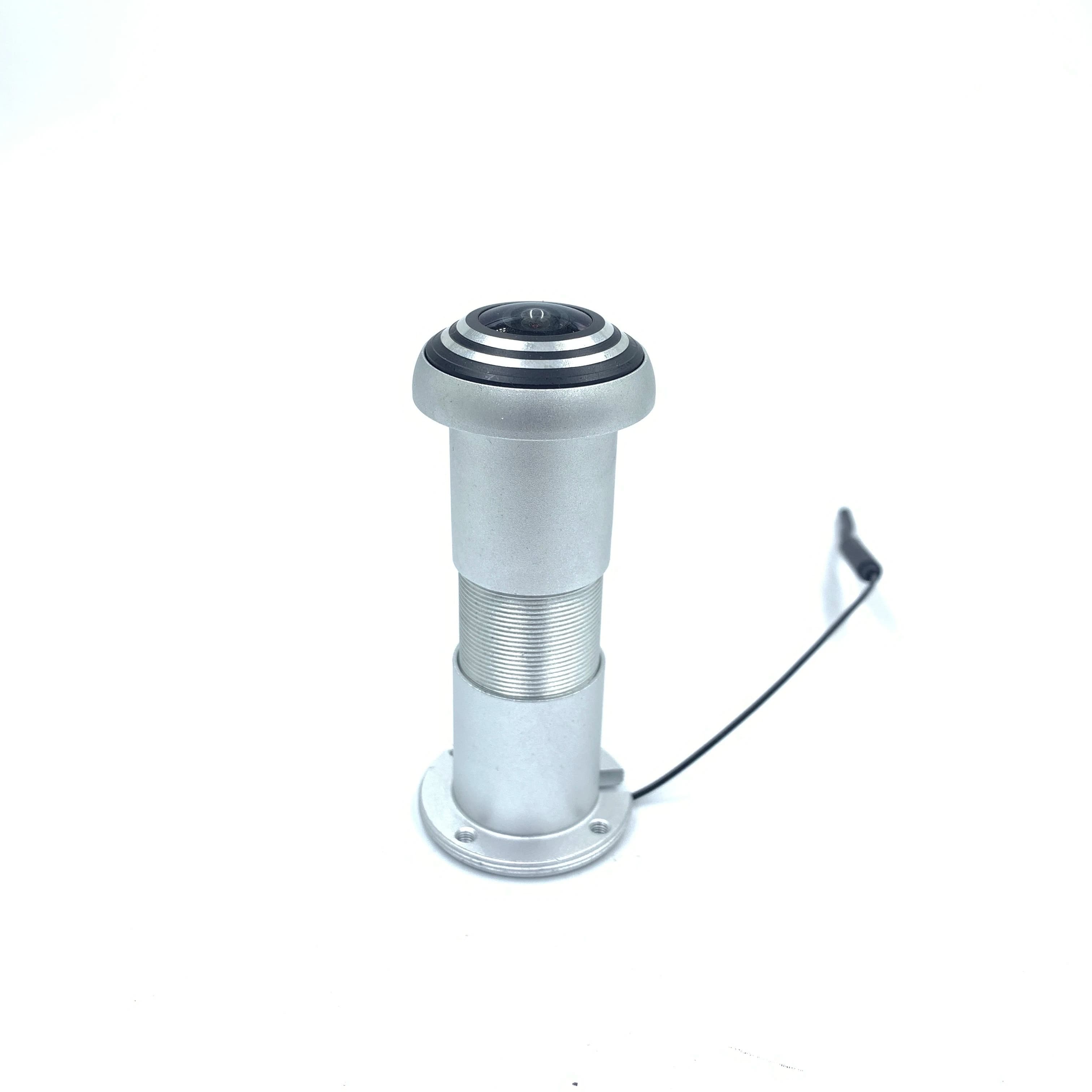 Wholesale 1080P Mini Camera 25fps 1.66mm Security CCTV ICsee Front Door Eye Hole Peephole Wifi Wireless Silver ICsee Mini Camera