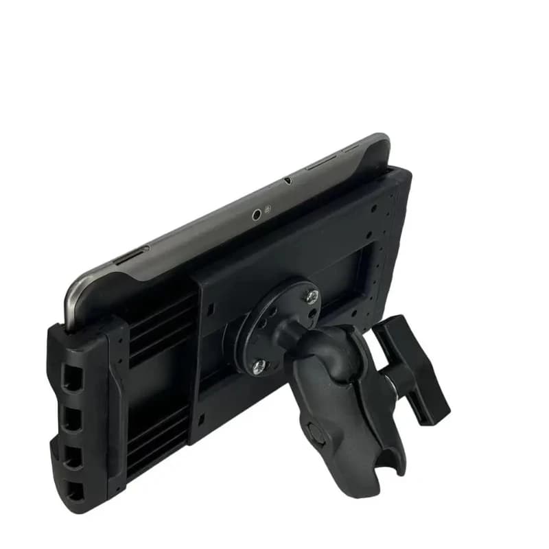 Morsetto universale per tablet per tutti i tablet da 8''-14'' (iPad, scheda Samsung) con braccio a doppia presa da 9 cm - Conveniente sfera da 1,5''