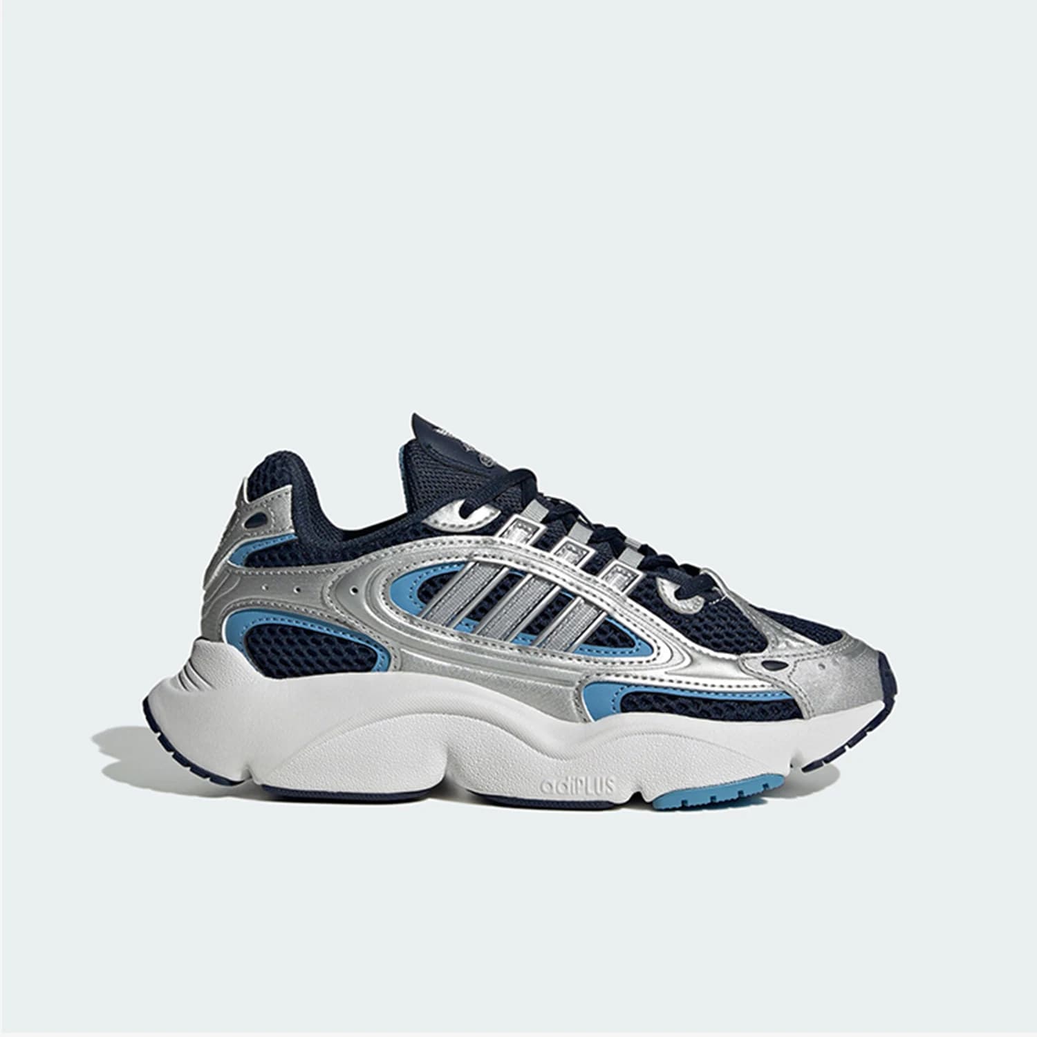 Scarpe sportive per il tempo libero con suola spessa per bambini Adidas originali Trefoil Big IG4274