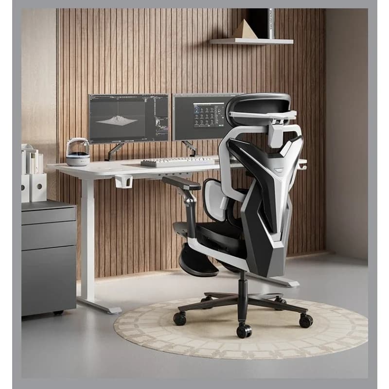 Sedia ergonomica da e-sport con comoda protezione lombare e sedia da gaming per computer per lunghe sessioni sedute