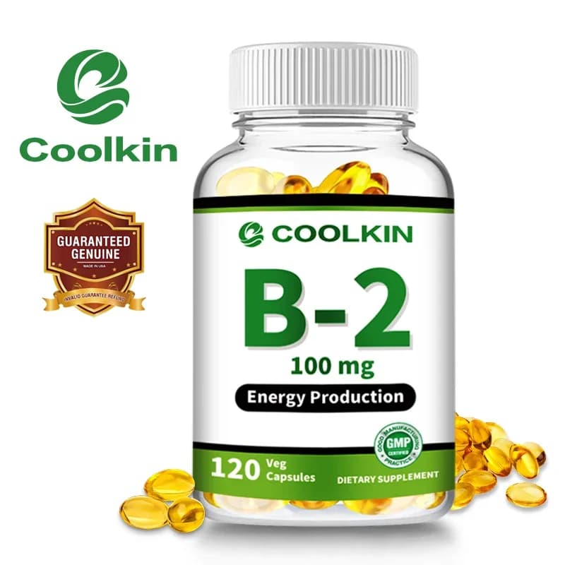 Vitamin B2 - Riboflavin - Energy supplement, skin and cellular health, nervous system support