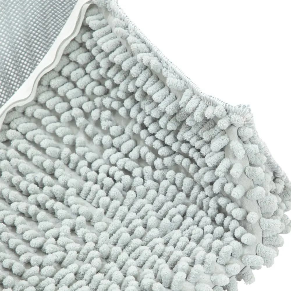 Durable Fluffy Chenille Shoe Washing Bag Zipper Closure Shoes Washing Pouch Shoes Cleaning Bag Household
