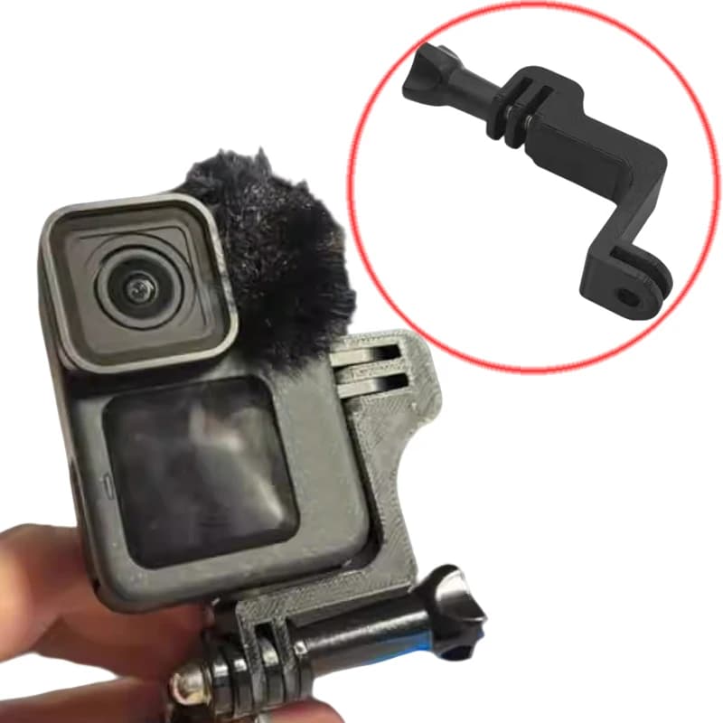 Adattatore per Riprese Verticali GoPro HERO12, Supporto Portatile per Viaggi e Selfie, Accessorio di Espansione Facile da Installare