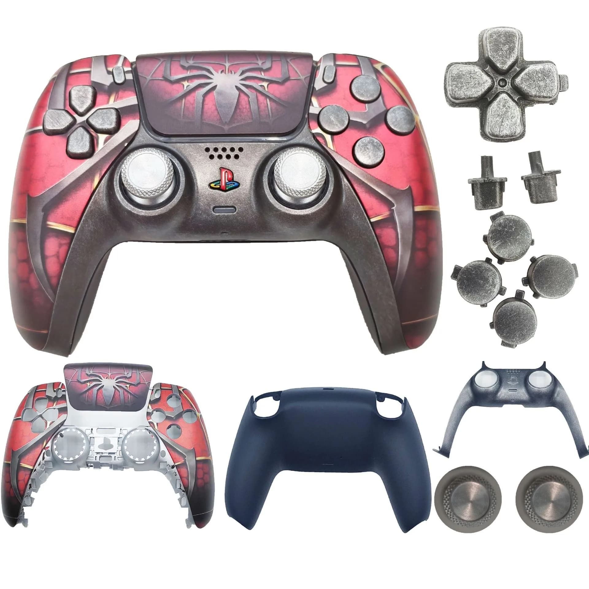 Guscio del controller PS5 Accessori per la modifica e la riparazione del controller di gioco Guscio sostitutivo del controller di gioco PS5 personalizzato PS5