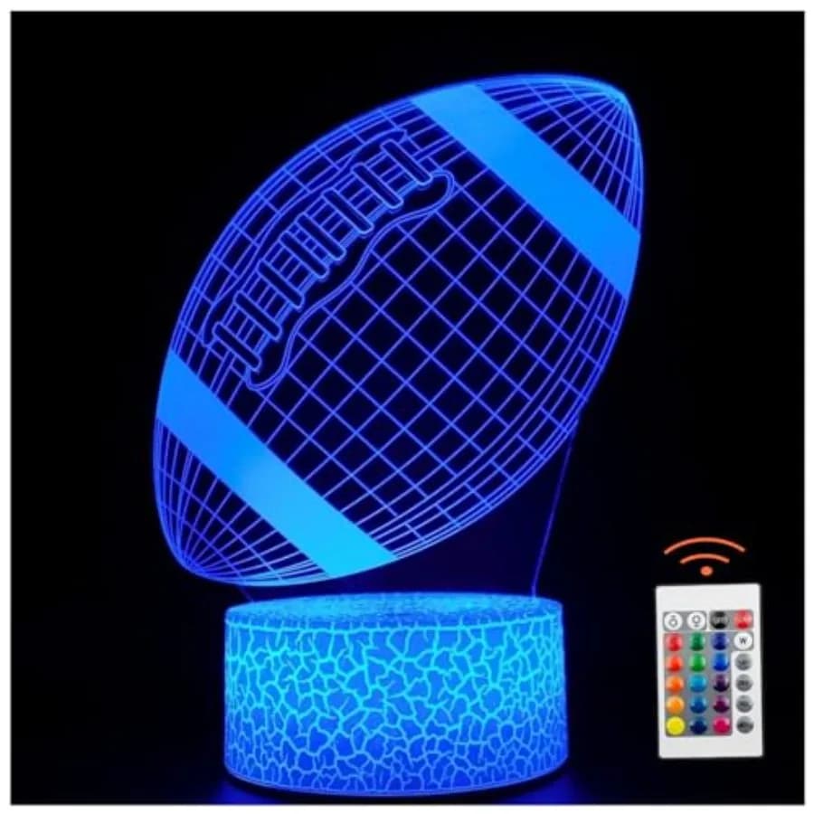 3D Optical Illusion Night Lights Visual Creative LED Desk Lamp Remote Control and Touch Control 7 or 16 Colors Change USB Power