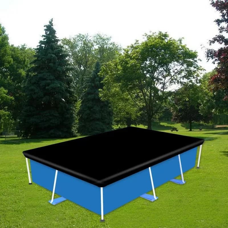 1 outdoor pool cover, pet pool cover, square tub cover, sun protection cover (only cover)