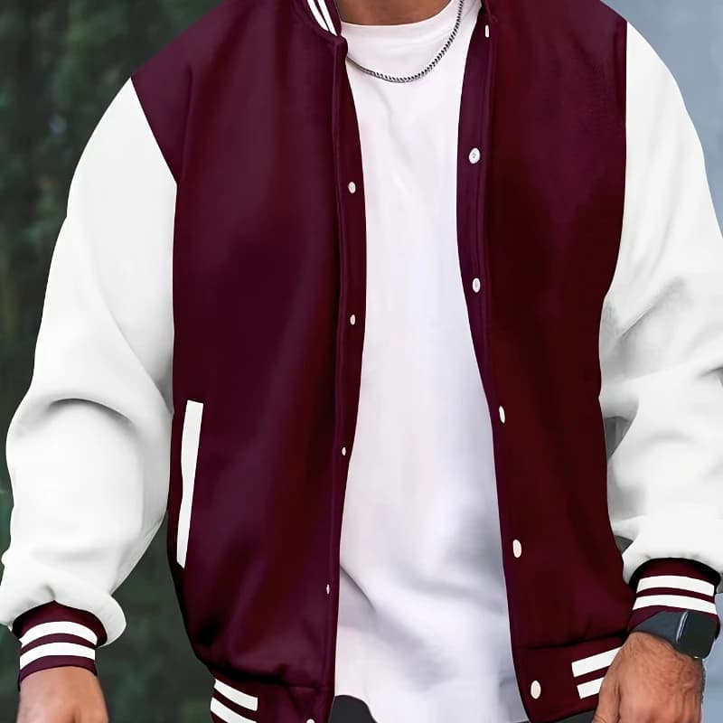 Maglia da baseball personalizzata da uomo americano Giacca da jogging sportiva autunno e inverno Giacca da coppia casual alla moda coreana