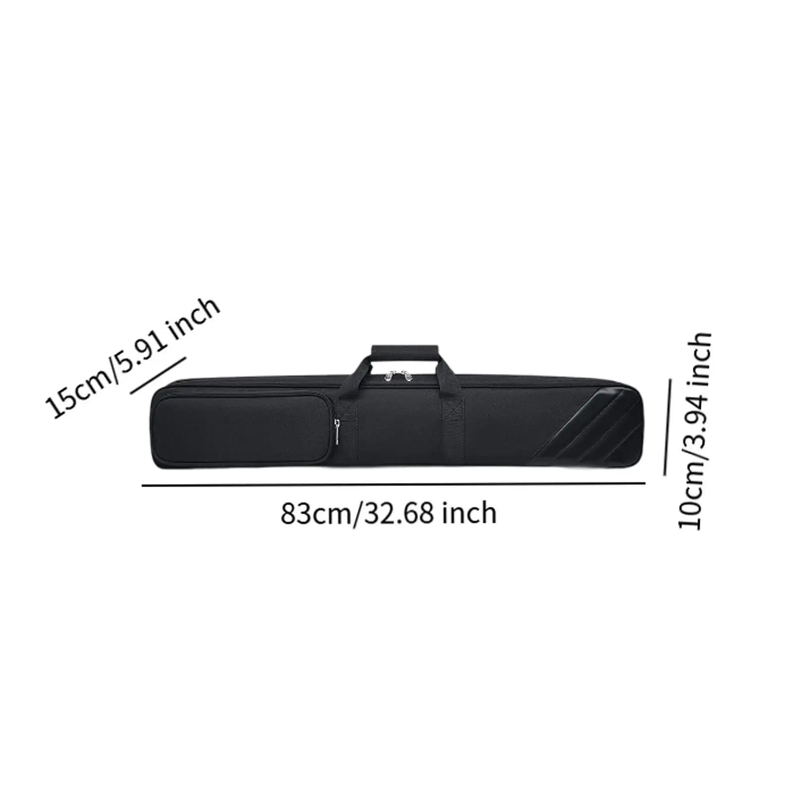 Pool Cue Cases 32 Inches 1/2 Jointed Cue Cases Storage Pouch Holder Carry Bag 83cm