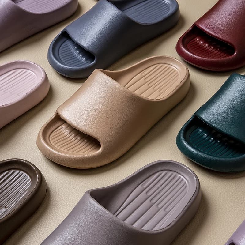 EVA Lightweight Indoor Slippers Soft Bearing Non-slip Swimwear for Home Multi Size for Women Man Comfort Daily No Odours