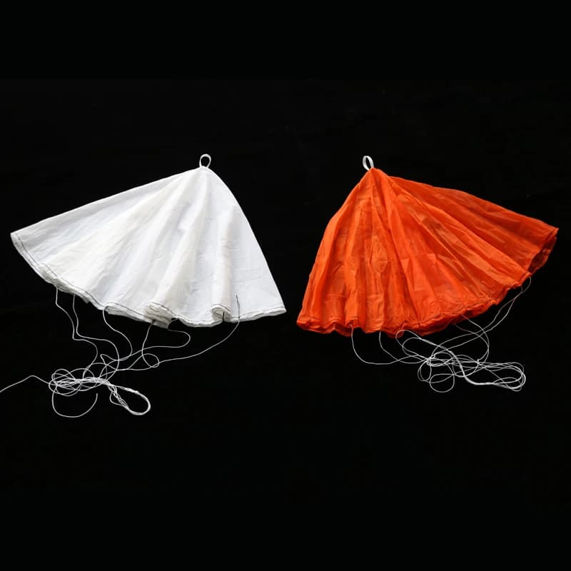 1 pz tear resistant recyclable protection anti-duty parachute head diameter 70 cm round parachute cloth for FPV UAV landing protect