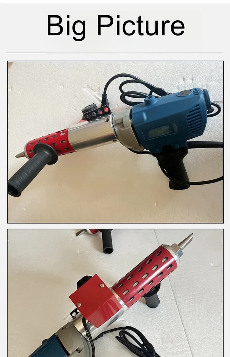 Electric Tire Extrusion Gun for Large Wound Repair, Pre-Cured Hot Vulcanizing Tool with Electric Heating for Hole Filling