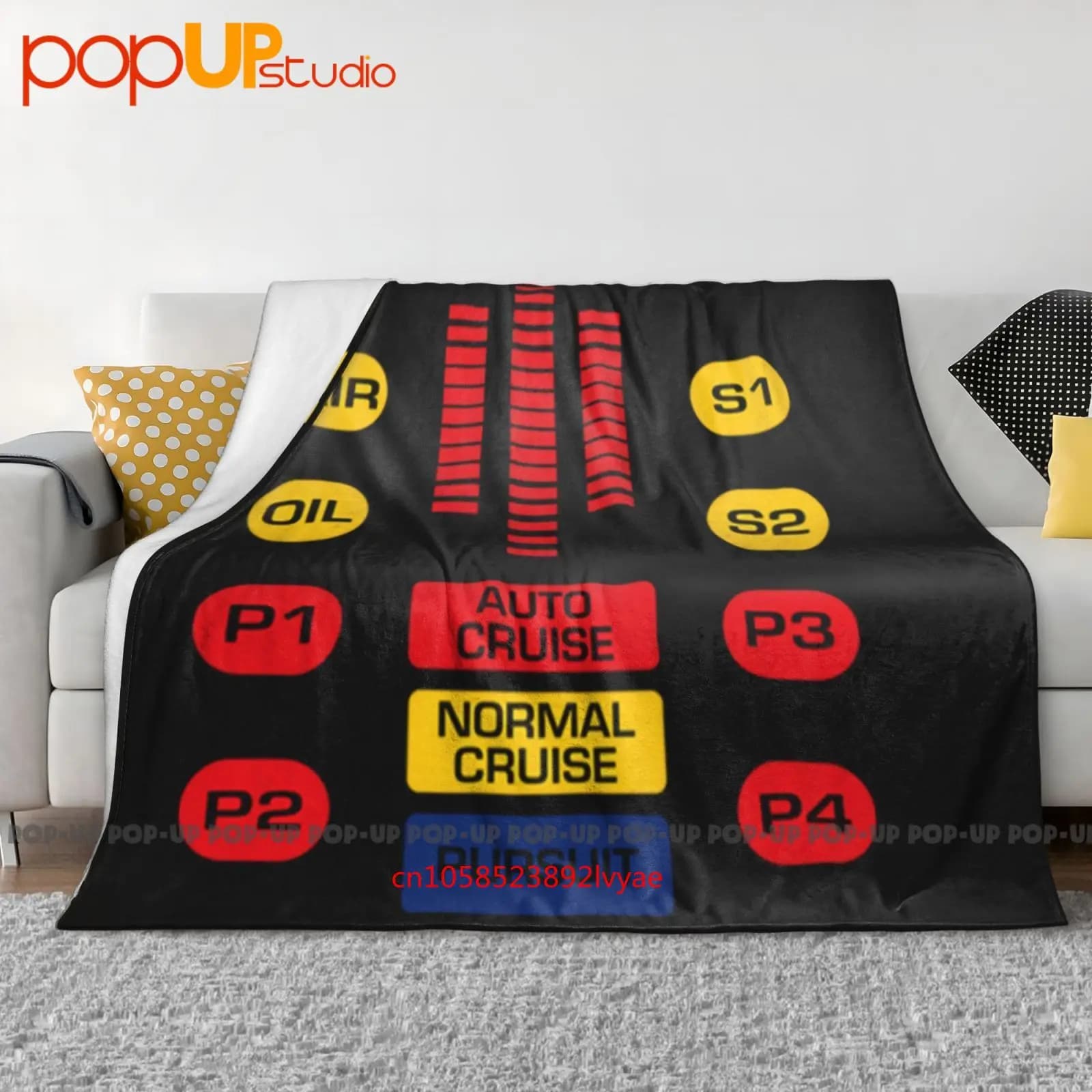 Kitt Cockpit Michael Knight David Hasselhoff Rider Led anni '80 Cult Coperta ultra morbida Trapunta Copridivano invernale Copriletto