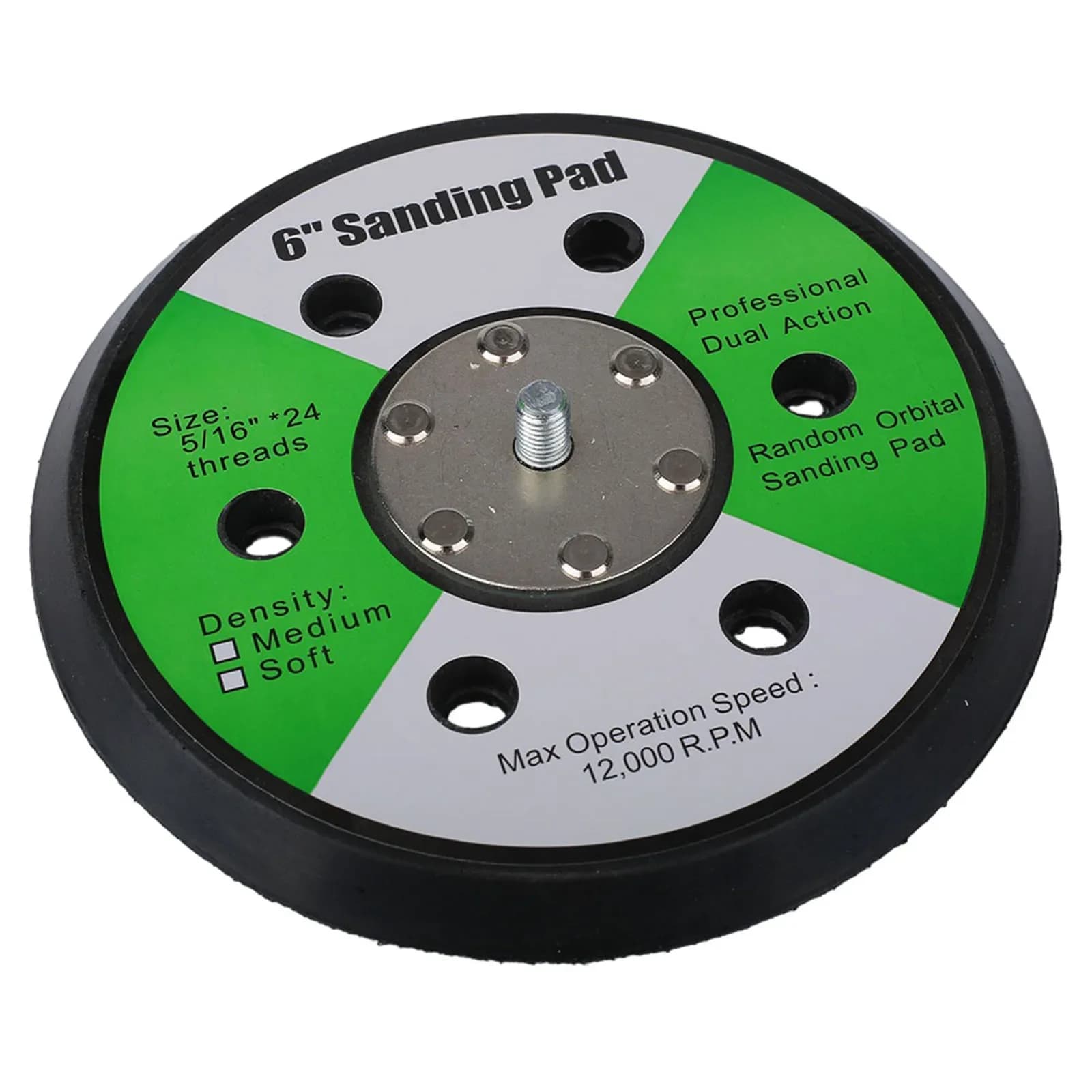 Polishing sponge abrasive disc with 5 inch and 6 inch hook and ring for pneumatic sanders