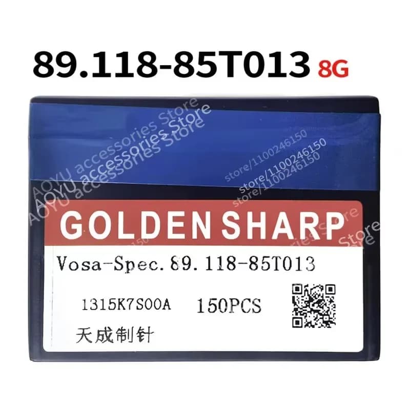 150 pezzi GOLDEN SHARP Vosa-Spec. 89.118-85T009 Aghi 7G 89.118-85T013 Aghi 8G per macchine per maglieria piatte computerizzate