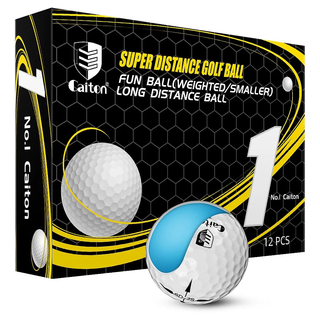 Caiton-Ultimate palline da Golf, upgrade 40 + Yards, alta precisione e resistenza, giocatori adulti, 12 pezzi, 24 pezzi, 36 pezzi