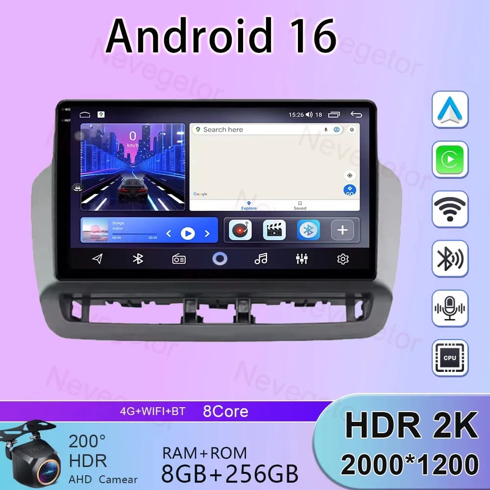 DSP BT Lettore Video Android Auto Per Seat Ibiza 2012-2015 Autoradio Navigazione GPS Multimediale 5G WIFI Stereo Carplay No 2din DVD