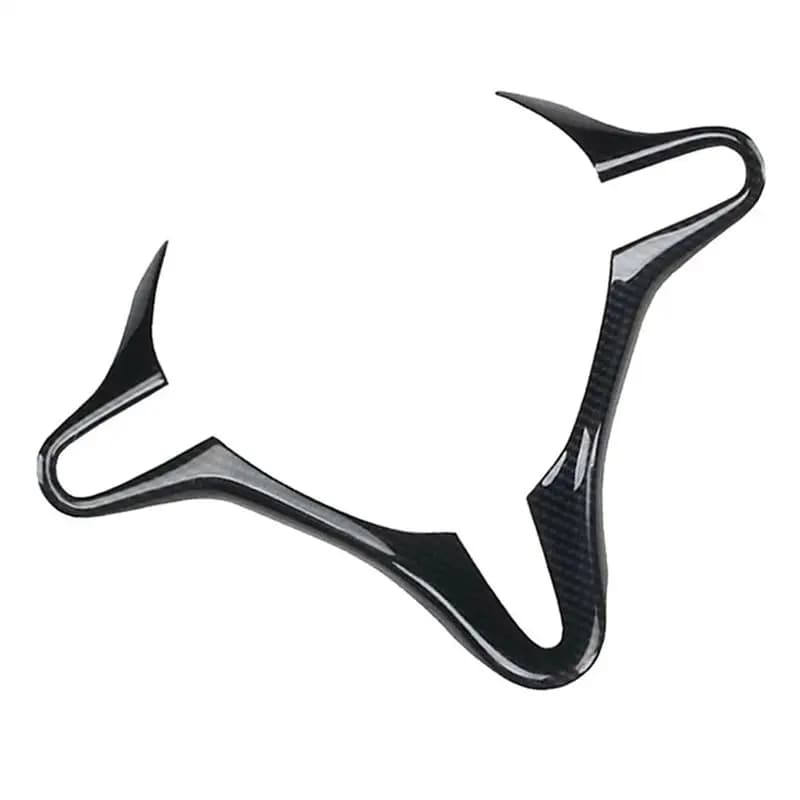 A82M - Rivestimento del Volante per Honda Civic, Cornice in ABS Effetto Fibra di Carbonio, Adesivi per Volante, Guida a Sinistra