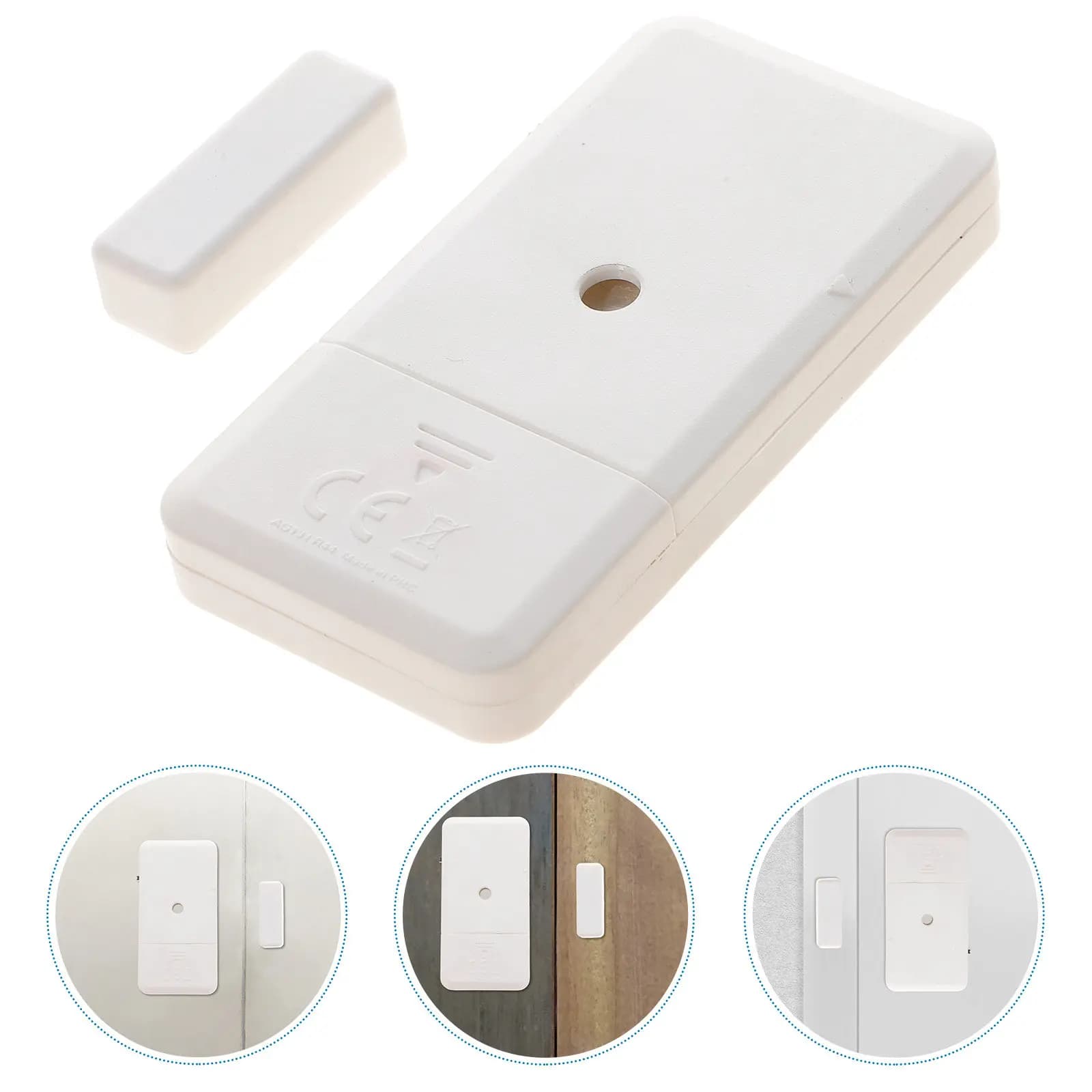 Sensore Magnetico per Porte e Finestre per Sicurezza Domestica, Rilevamento in Tempo Reale di Apertura di Porte e Cassetti, Allarme Sonoro Forte