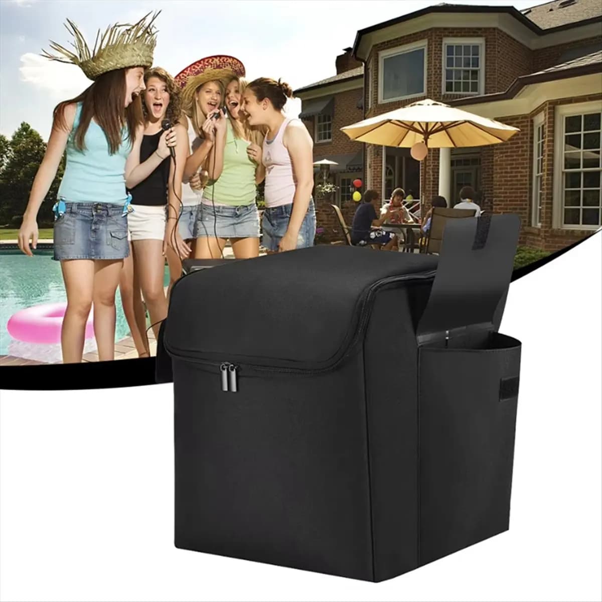 Custodia impermeabile per altoparlante Bluetooth per custodia da viaggio con tracolla regolabile Essential PartyBox Encore