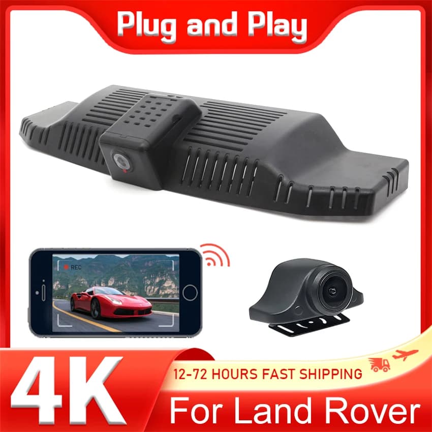 New! Dash Cam UHD 2160P Car Video Recorder DVR Night Vision for Land Rover Defender L663 2019 2020 2021 2022 2023 2024 Dashcam