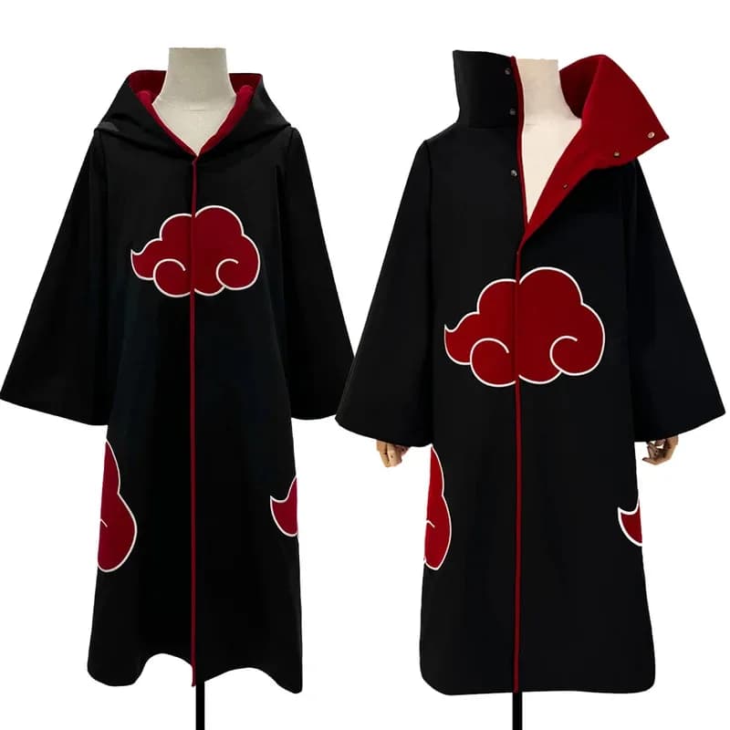 Anime Itachi Uchiha Sasuke Costume Cosplay Ricamo Hawk Team Mantello Dolore Konan Sasori Natale