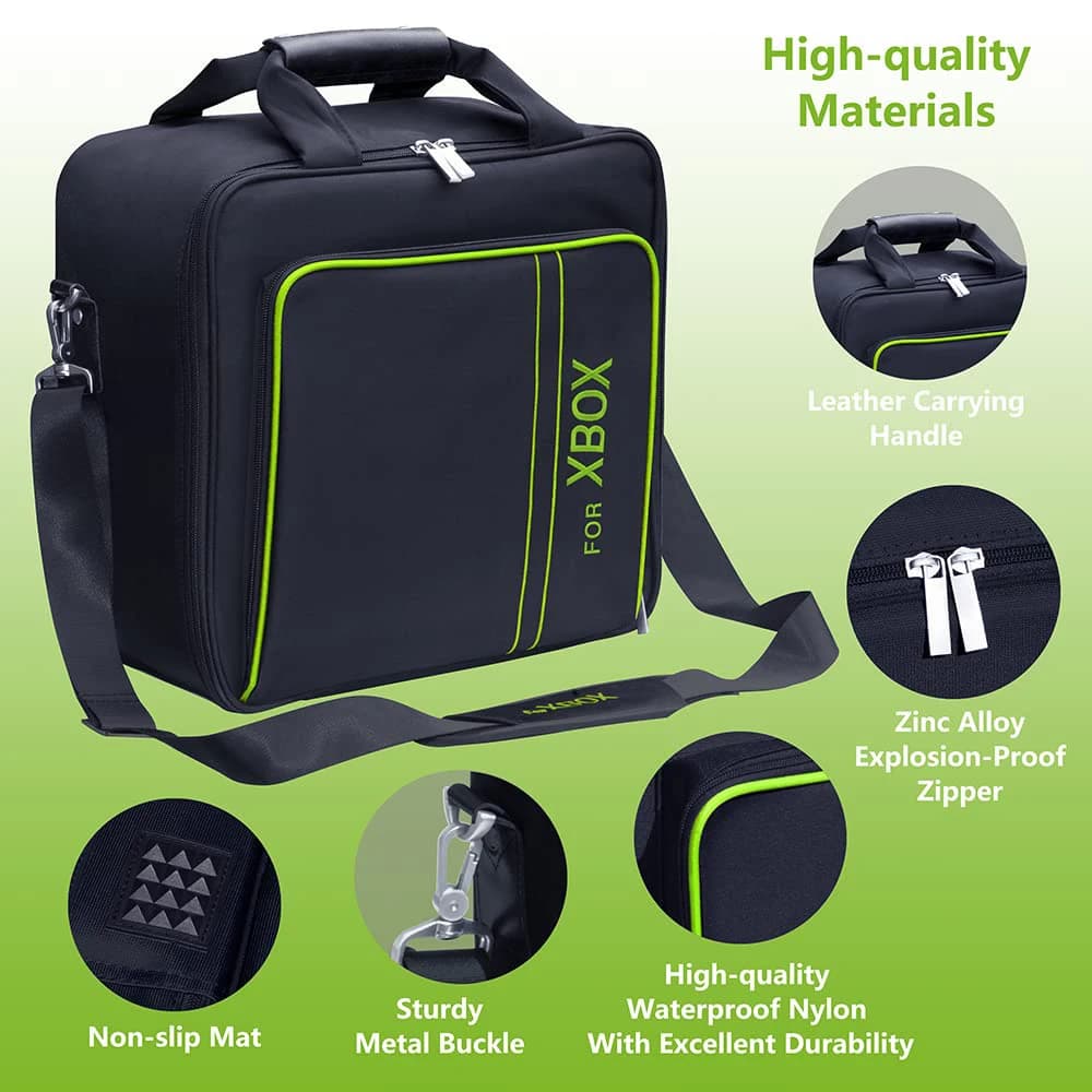 Custodia da trasporto per borsa Xbox, compatibile con XBOX SERIES X/S, custodia per giochi e accessori Xbox